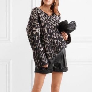 Stella McCartney Textured Leopard Sweater